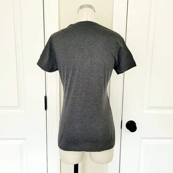 Aerosmith Dark Heather Gray Skull Graphic Tee Punk Music Classic Rock Band Gift - Picture 5 of 6